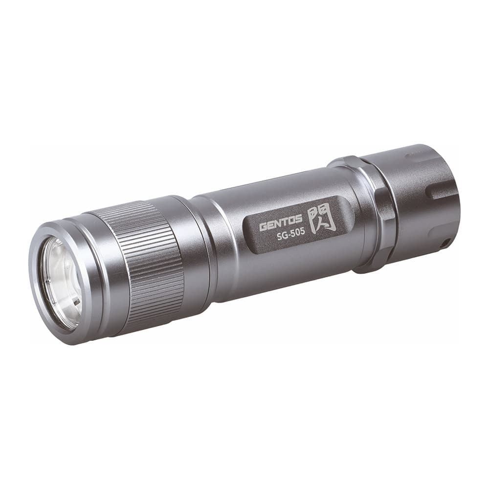 ジェントス　ＬＥＤフラッシュライト　閃５０５　乾電池式　３５０ｌｍ　ＳＧ－５０５
