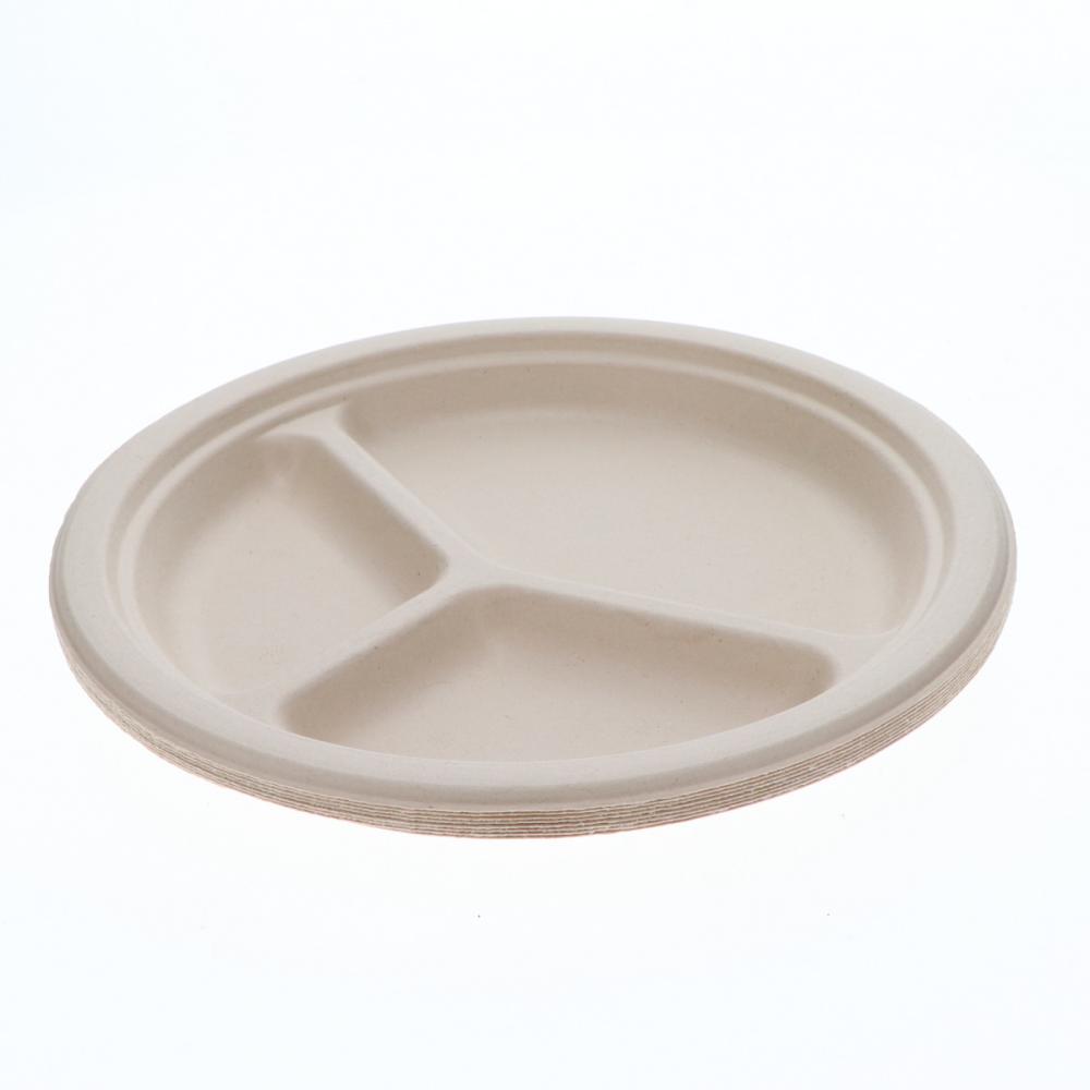 Ｌ’ＣＲＥＳＴ（ルクレスト）　丈夫で持ち易い無漂白エコ仕切りプレート　２６ｃｍ　８枚入り