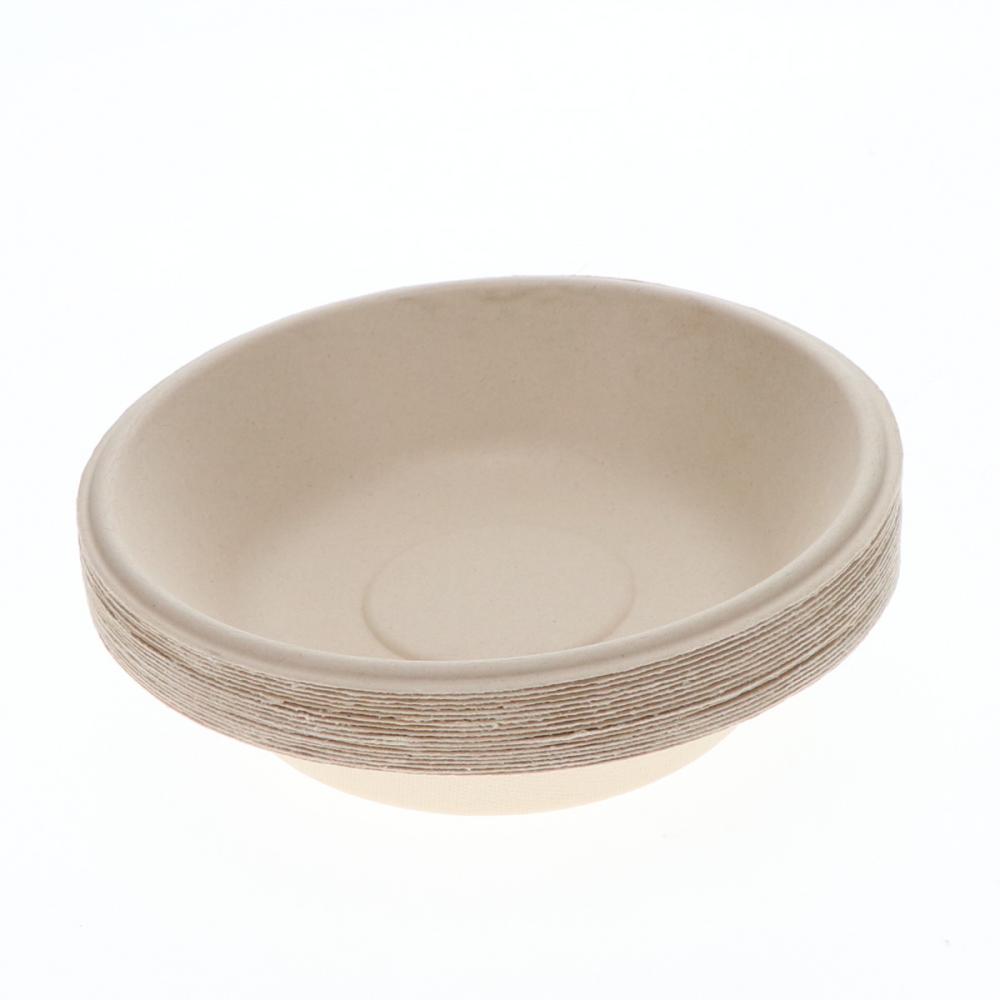 Ｌ’ＣＲＥＳＴ（ルクレスト）　丈夫で持ち易い無漂白エコボウル　４００ｍＬ　１８枚入り