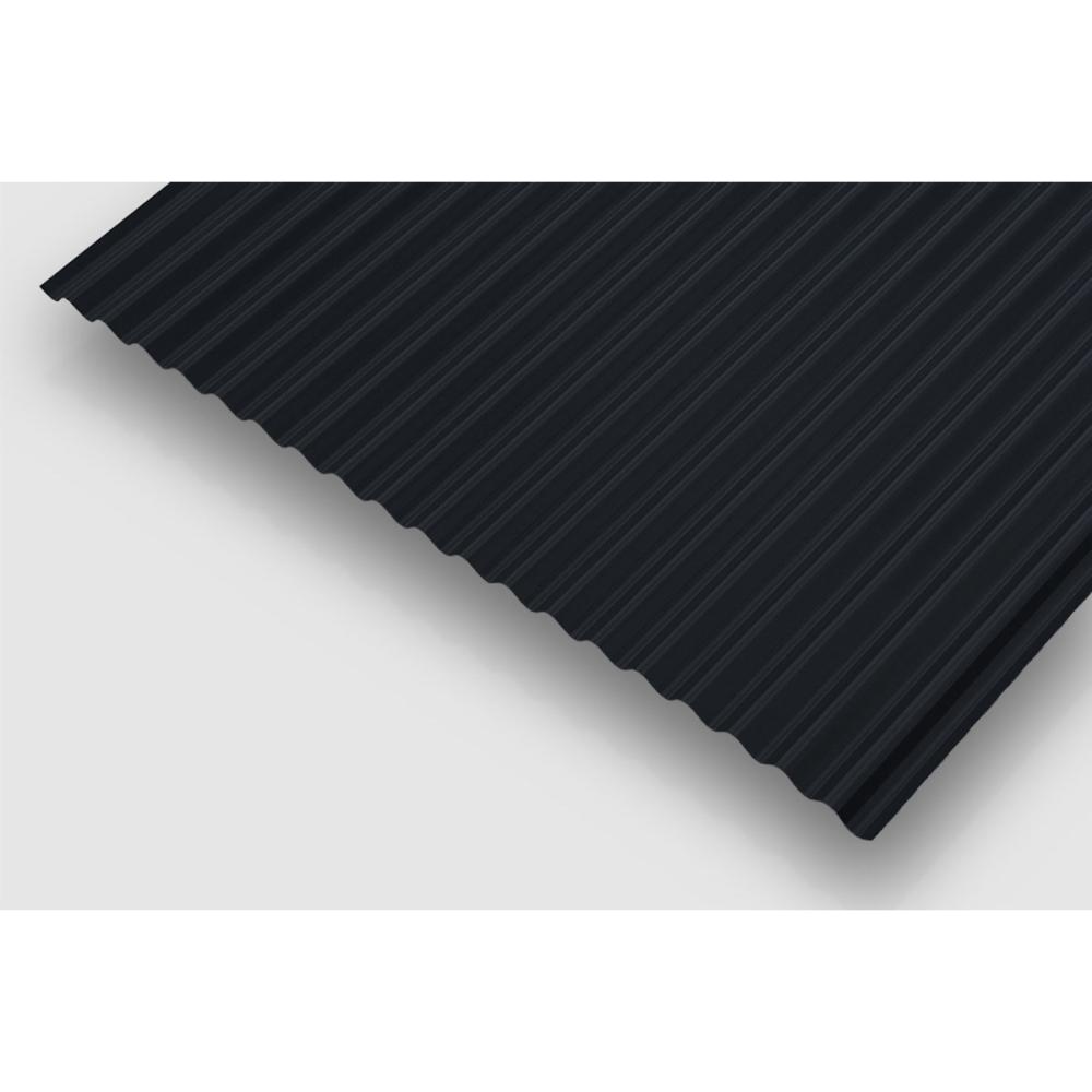 カラートタン波板　０．１９ｍｍ厚　ブラック　８尺