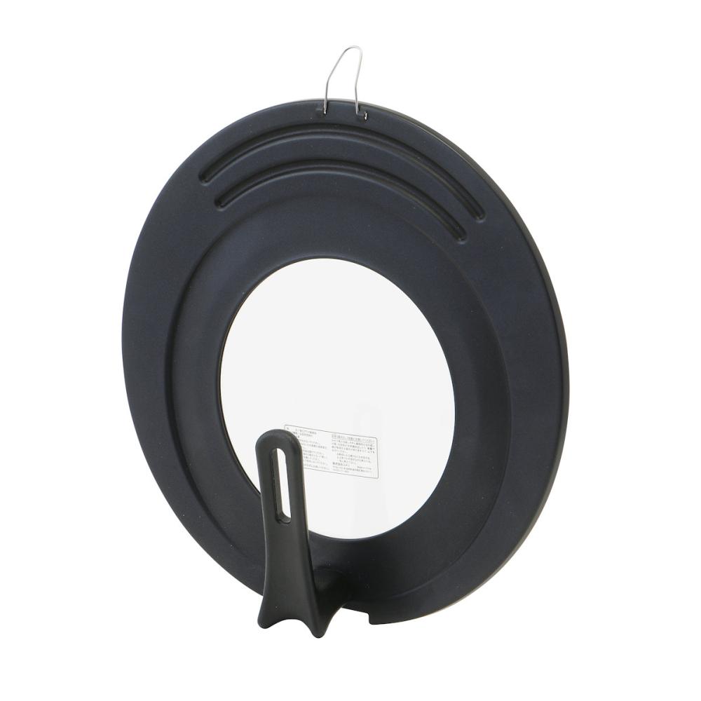 アテーナライフ　取っ手が取れる　ＩＨ高耐久フライパンシリーズ専用　２４・２６・２８ｃｍ兼用立てられるフタ