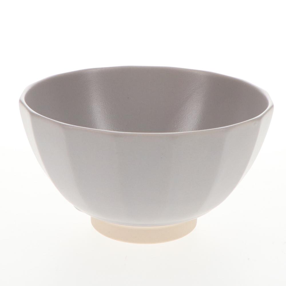 アテーナライフ　塗り分け茶碗　ナチュラルスタイル　アッシュグレー