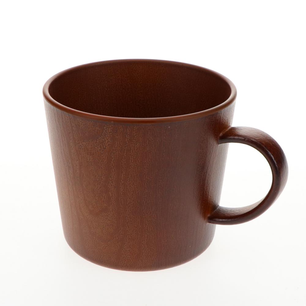 アテーナライフ　撥水抗菌・滑り止め加工　マグカップ　木目