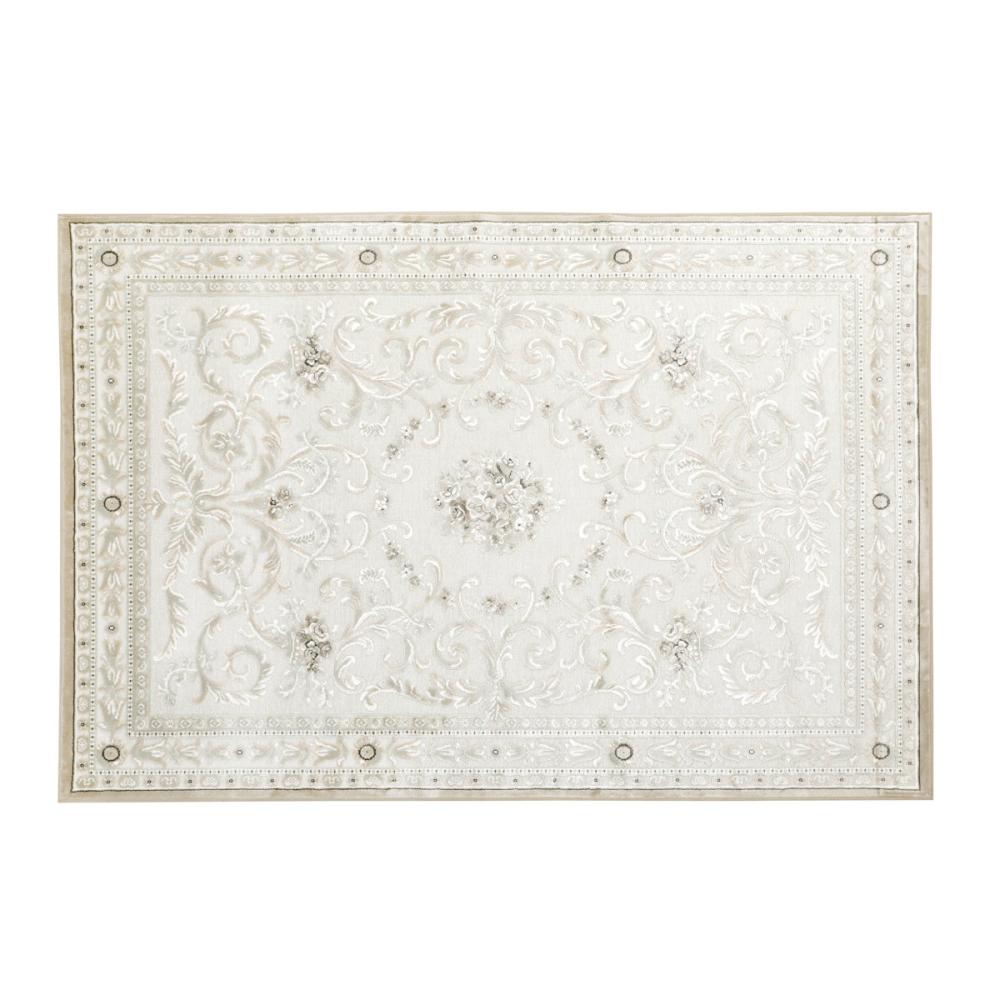 アテーナライフ　モケットラグ　バーデン　ベージュ　１３５×１９５ｃｍ