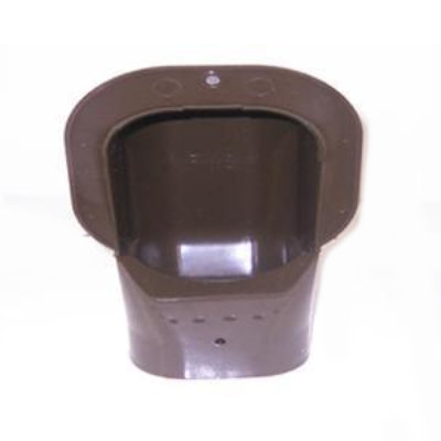 因幡（イナバ）　スリムダクトＬＤ　ウォールコーナー　（壁面取り出し）　５個セット　ブラウン　ＬＤＷ７０Ｂ－０５Ｐ