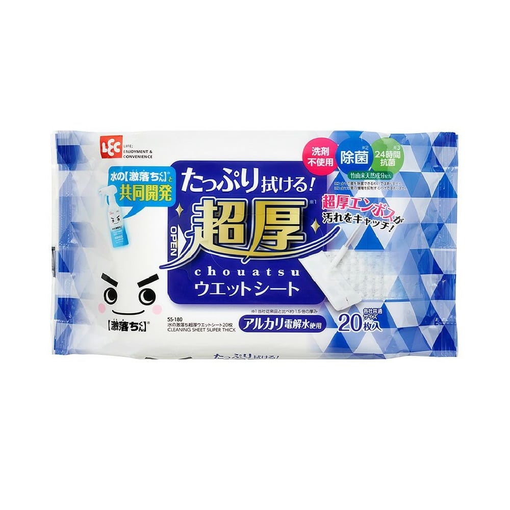 レック　水の激落ちくん　超厚ウエット　４個入り