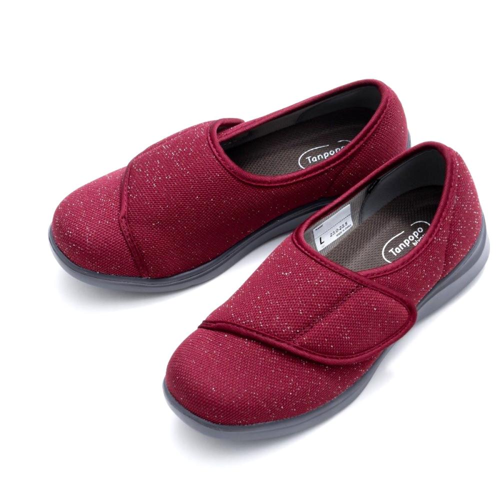 ラメ　ワインレッド