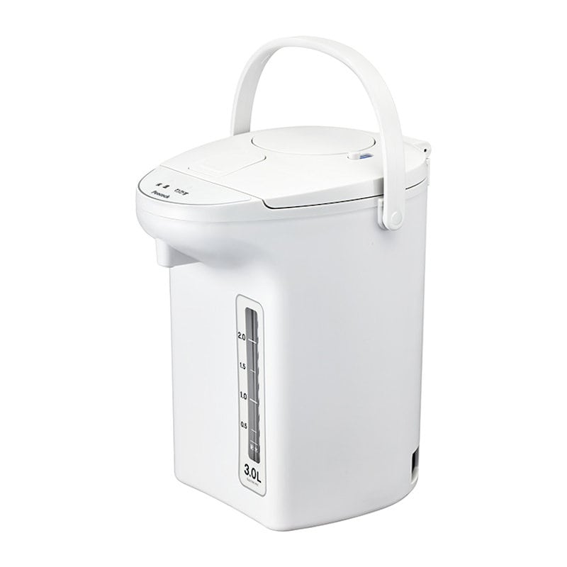 ピーコック　電気保温エアーポット　３．０Ｌ　ホワイト　ＷＶＰ－３０Ｗ