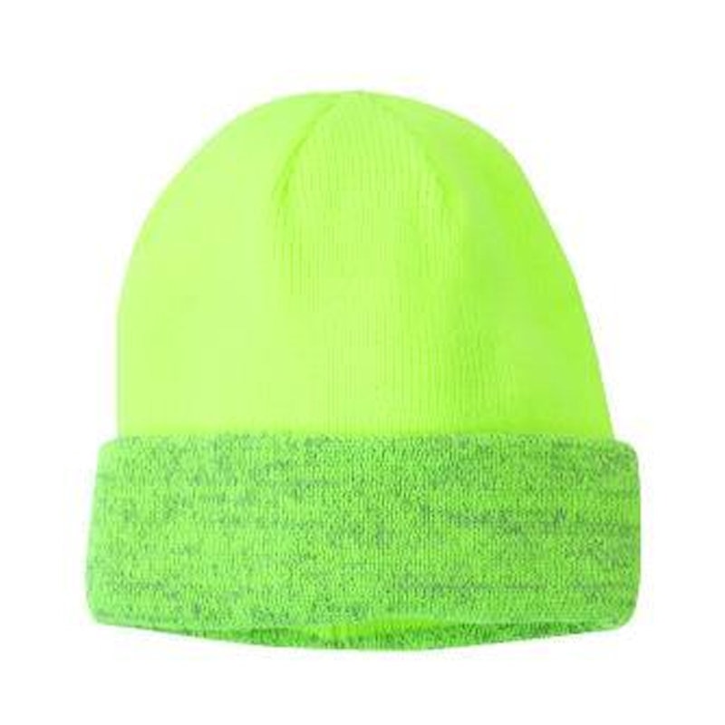 Ｋ＋ＷＯＲＫＳ　リフレクター　ニットキャップ　イエロー　Ｋ２３