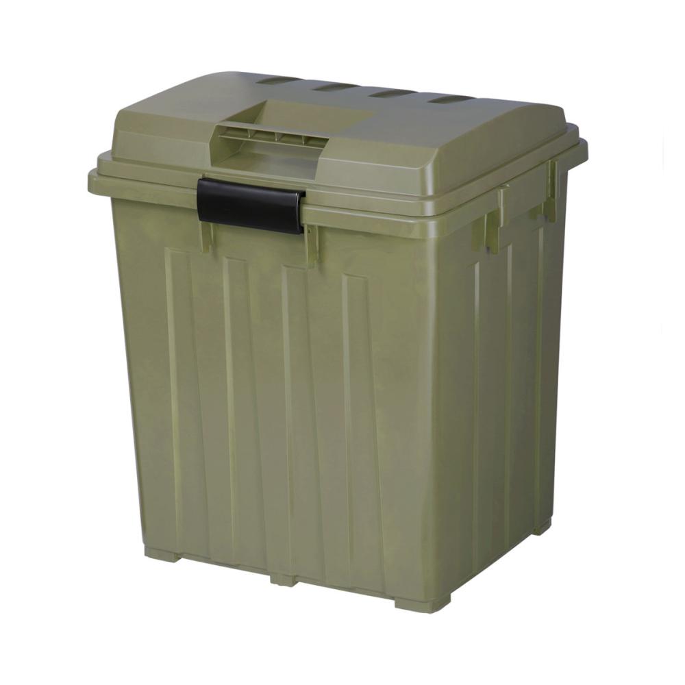 新輝合成　連結ハンドルペール９０型　カーキグリーン
