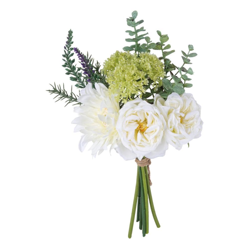 造花　ガーベラローズブーケＭ　ＦＢＣ－８２０６　Ｗ