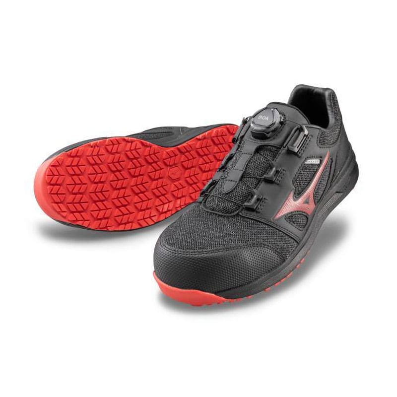 ミズノ　ワークシューズ　ＡＬＭＩＧＨＴＹ　ブラック　２４．０ｃｍ　ＬＳＩＩ５２Ｌ　ＢＯＡ