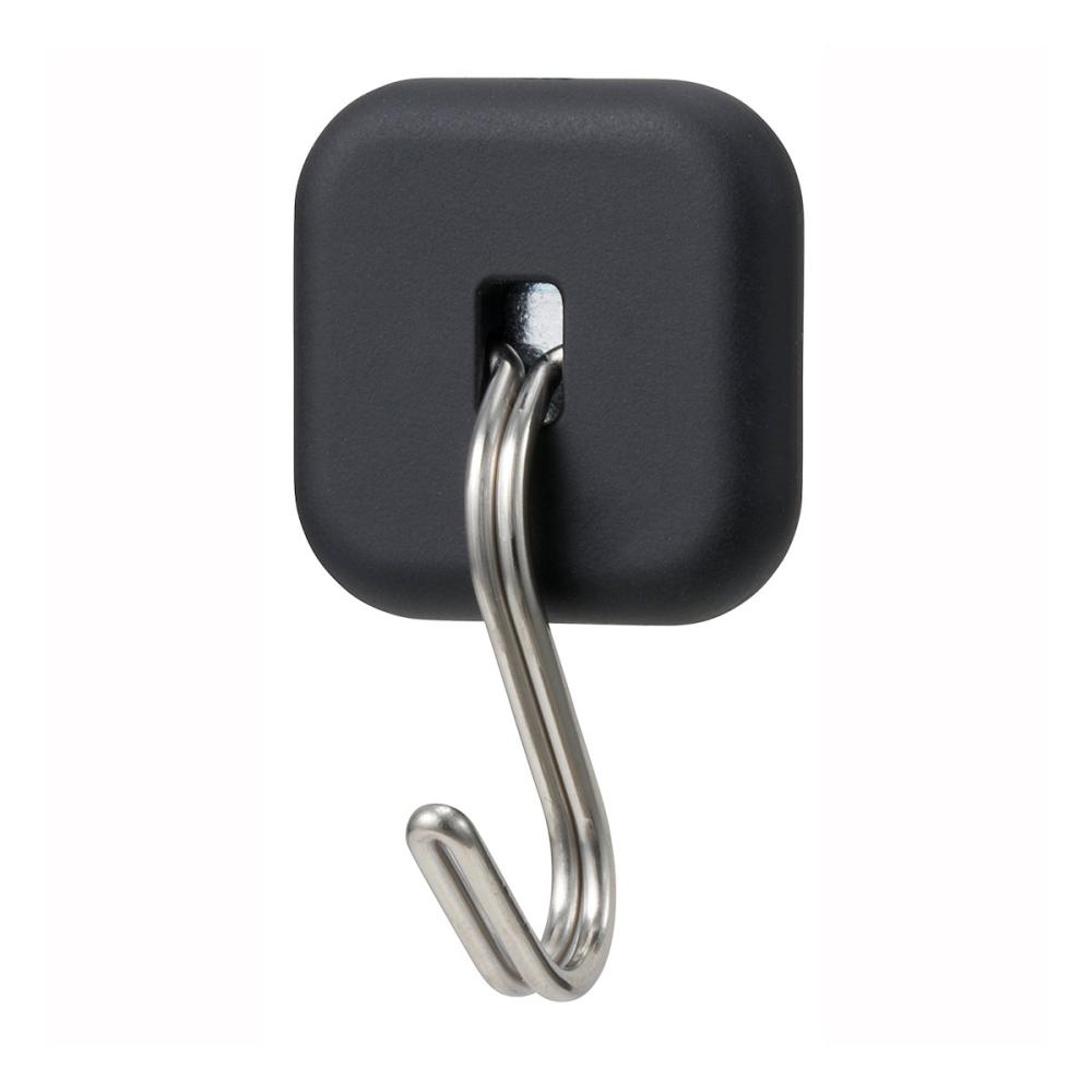 レック　強力マグネットハングフック　ブラック　２個入り