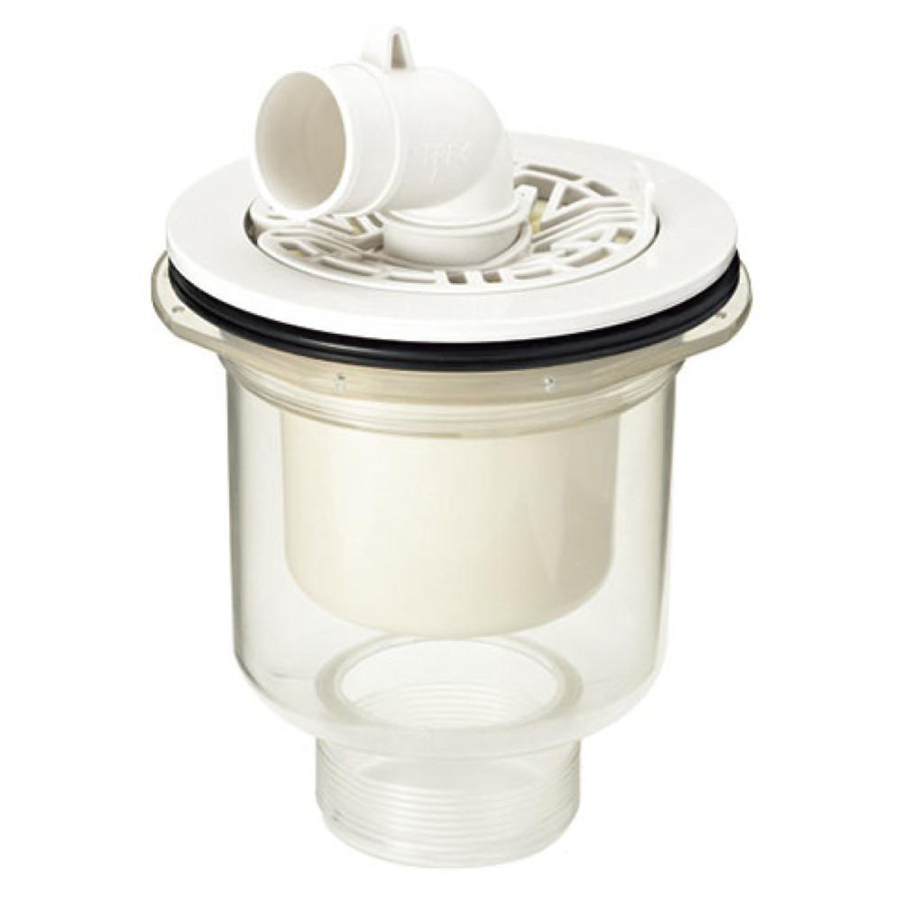 ＬＩＸＩＬ　洗濯機パン用排水トラップ　タテビキ透明　ＴＰ－５３／ＦＷ１