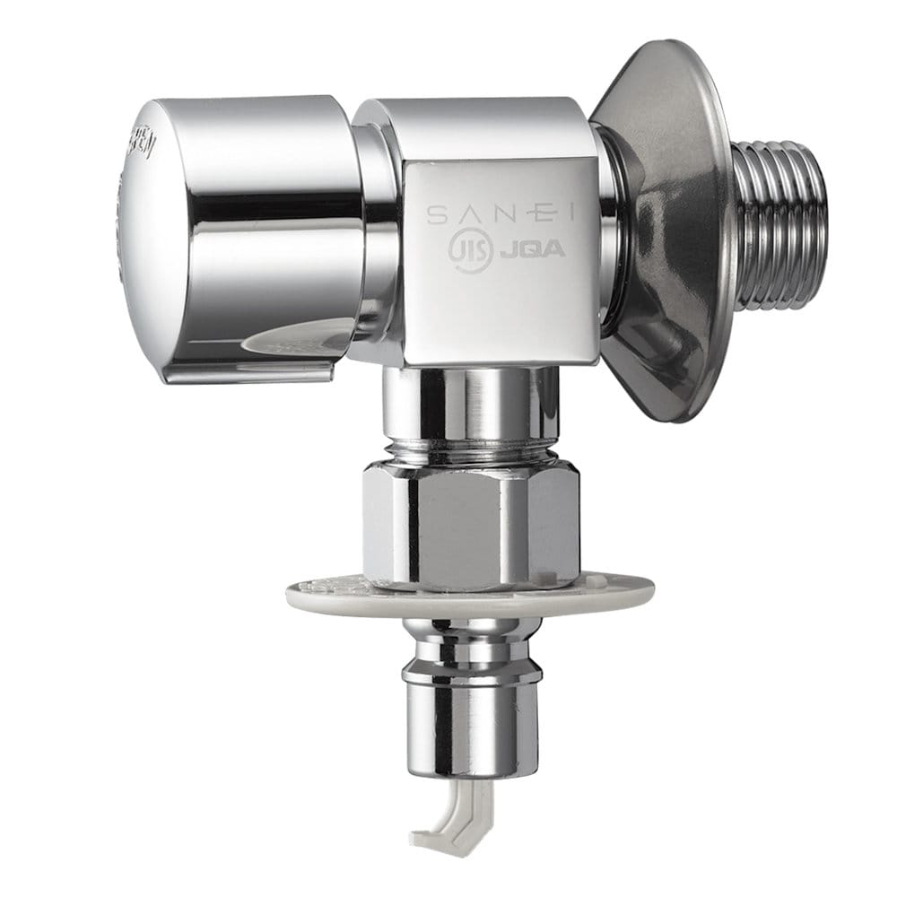 ＳＡＮＥＩ（サンエイ）　洗濯機用送り座水栓　オートストッパー付き　一般地用　Ｙ１４３３ＴＶ－１３