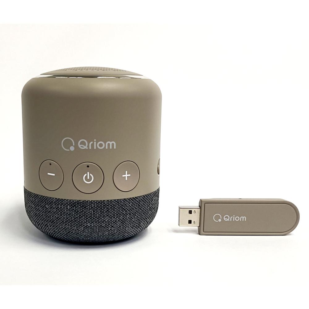 Ｑｒｉｏｍ　テレビ用ワイヤレスお手元スピーカー　ベージュ　ＹＴＲ－Ｄ５００（ＢＥ）