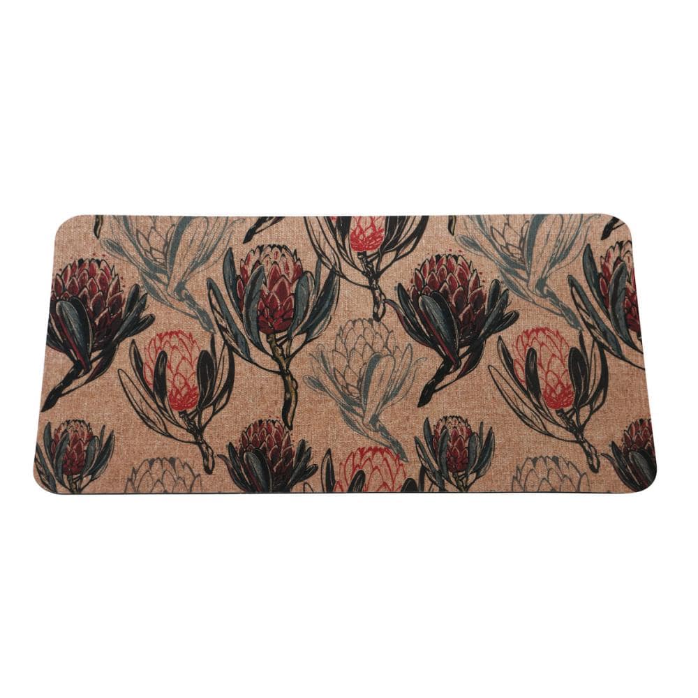 プリントマット　フラワー　４５×７５ｃｍ