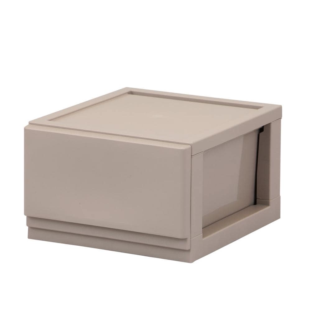 リビングチェスト　スリム　１段　ベージュ