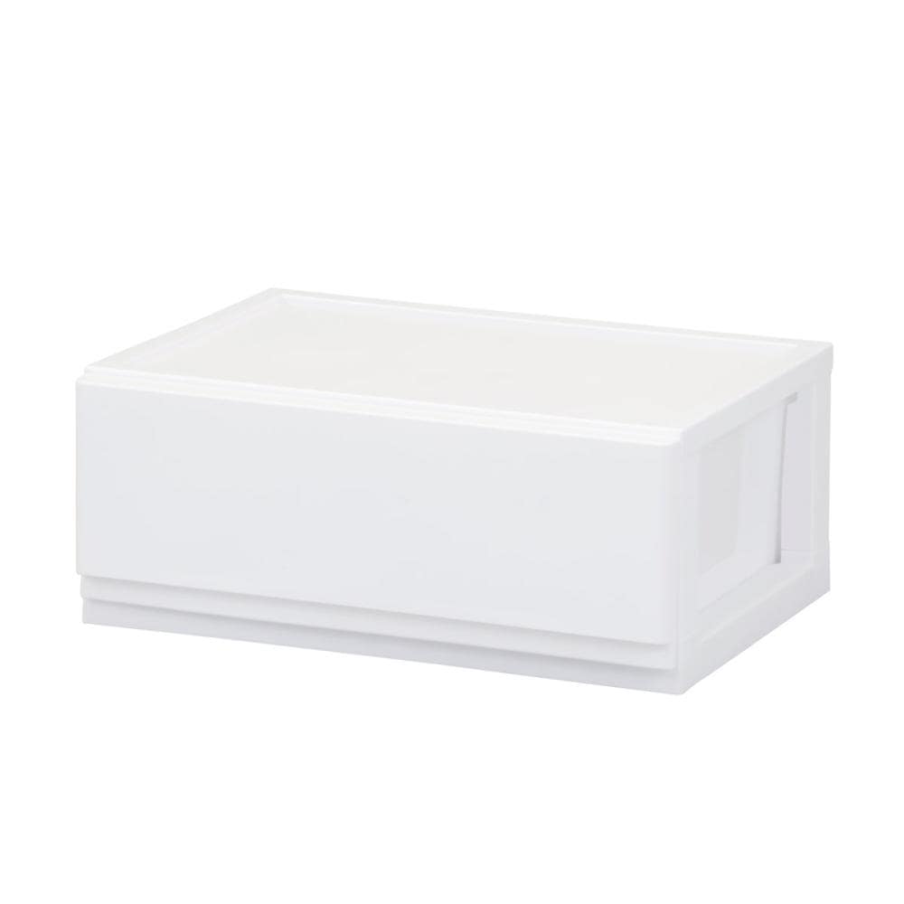 リビングチェスト　ワイド　１段　ホワイト