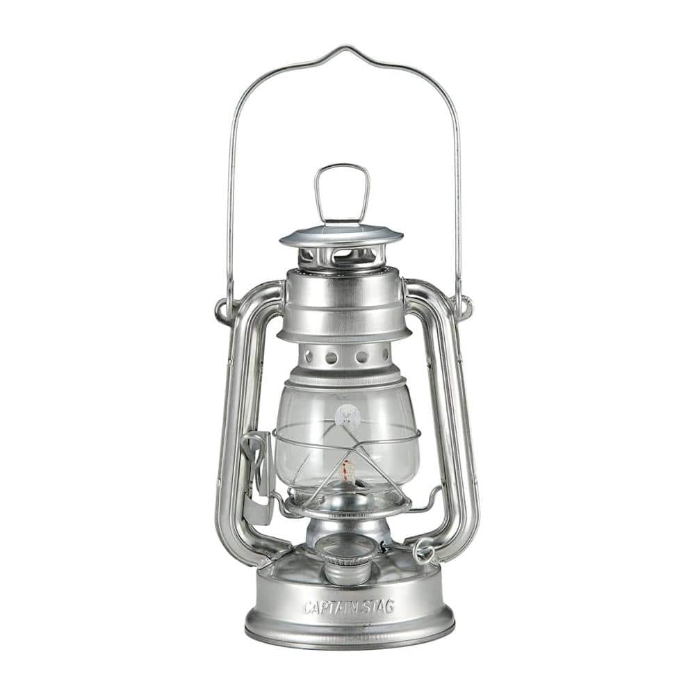 キャプテンスタッグ　オイルランタン（小）　シルバー　ＵＫ－５１１
