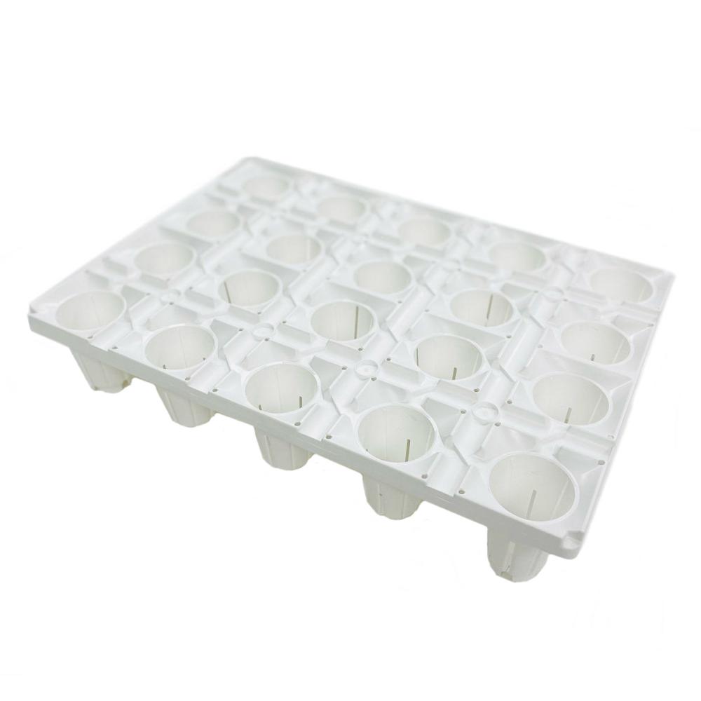 イチゴ用ランナートレイ　２０穴　白