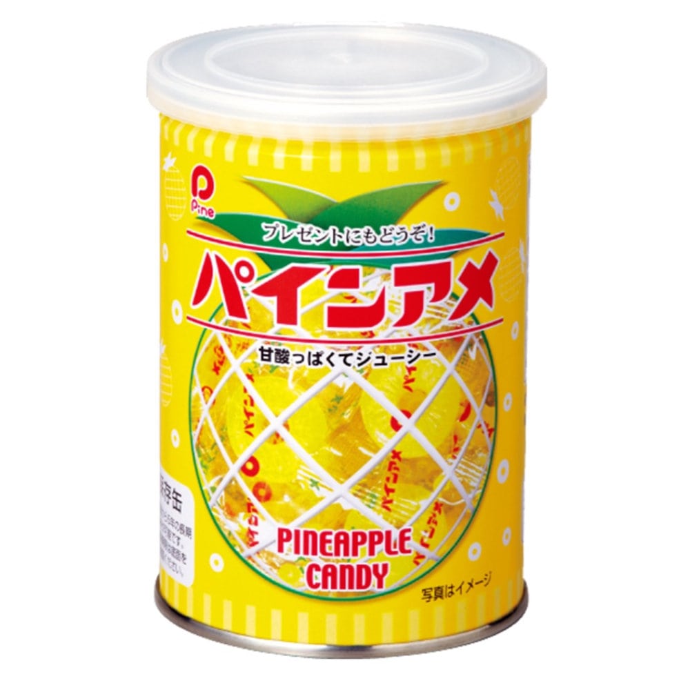 パイン　パインアメ缶　９０ｇ
