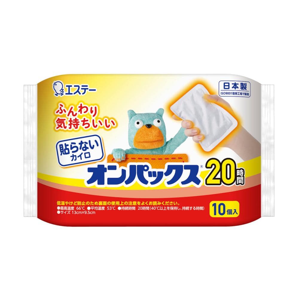 エステー　貼らないオンパックス　１０枚