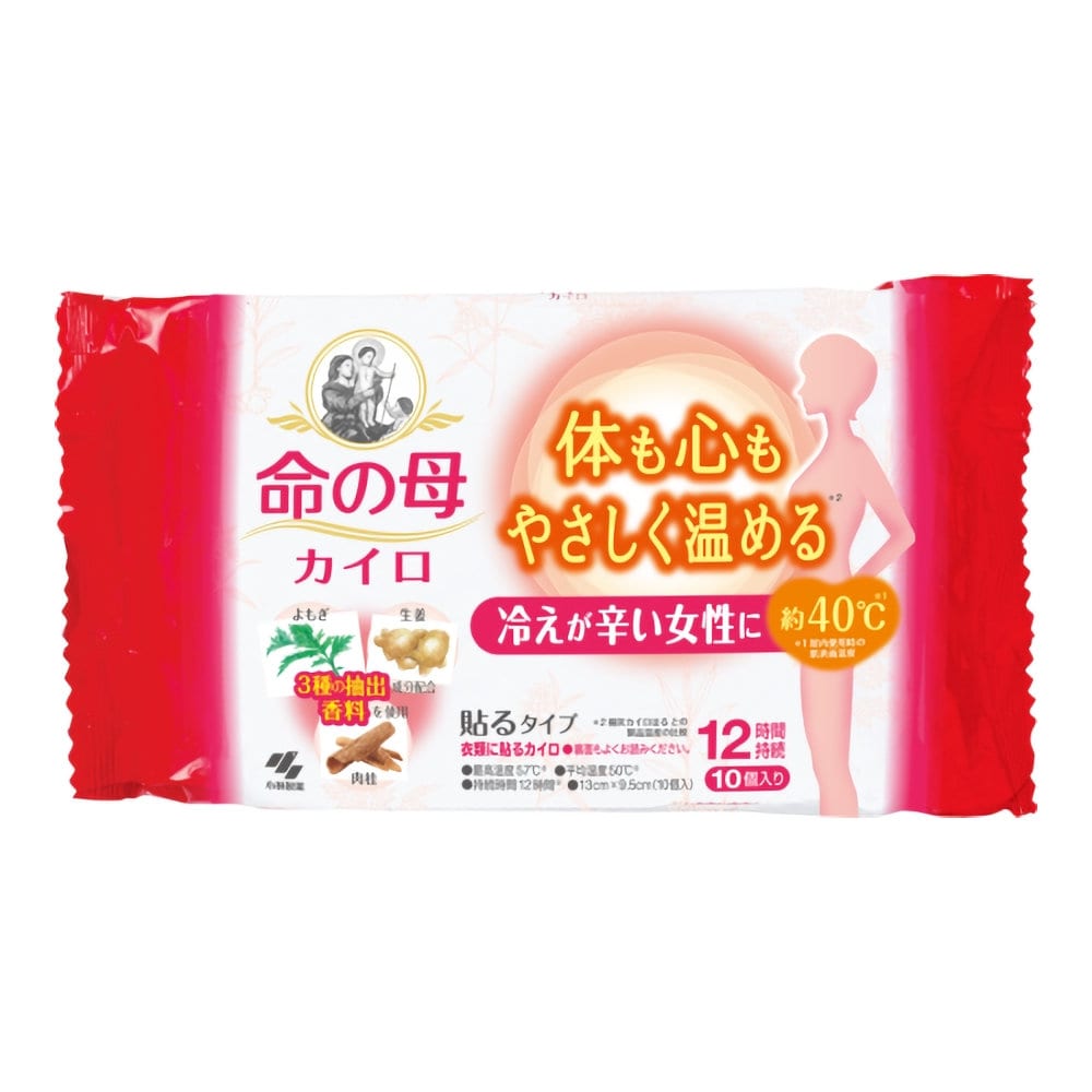 小林製薬　命の母カイロ　貼る　１０枚