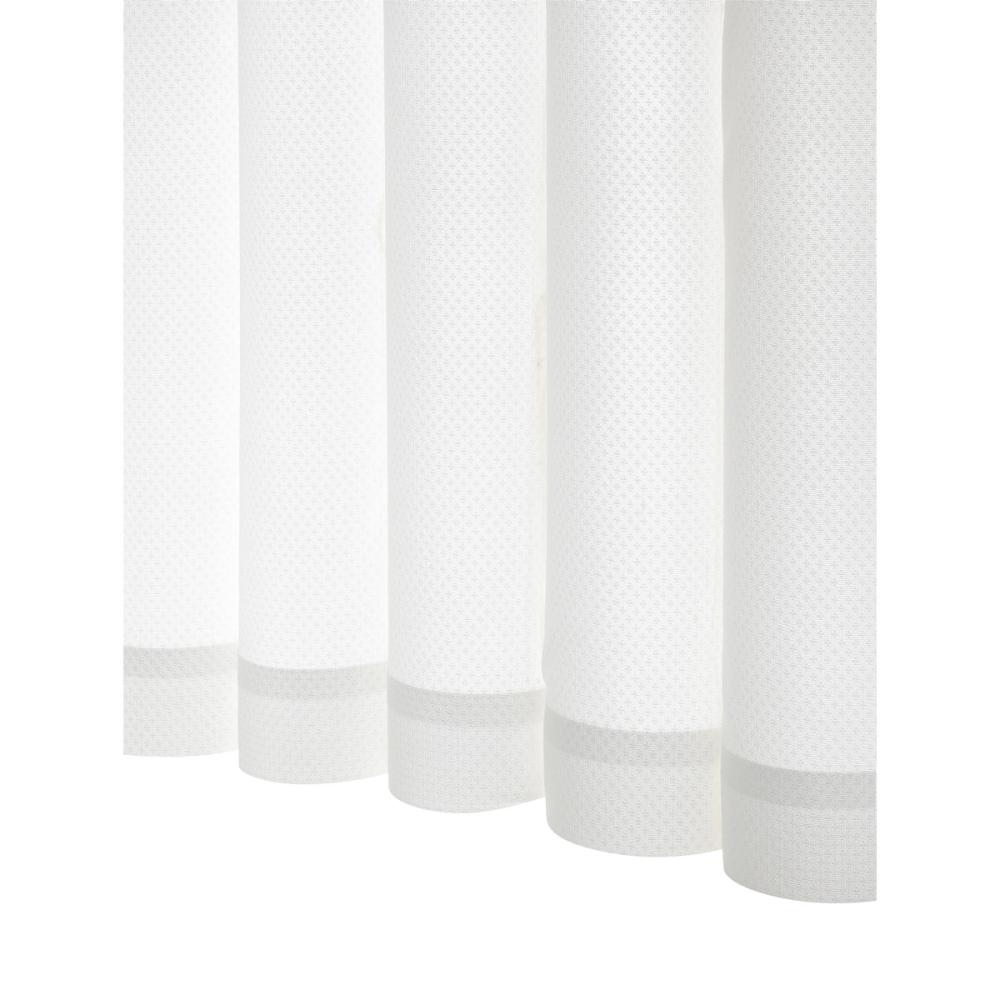 レースカーテン　ポムレ　遮熱　アイボリー　１００×１３３ｃｍ　２枚組　テイジン特殊繊維エコリエ使用