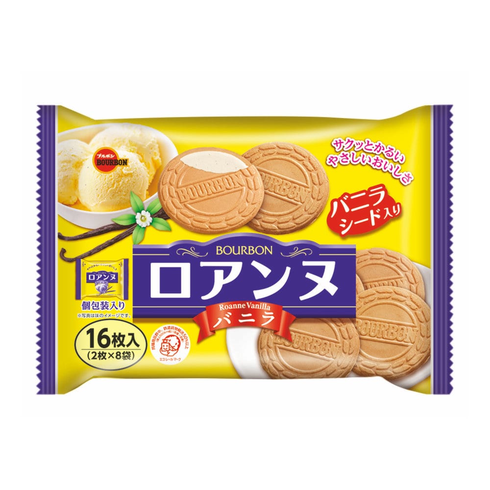 ブルボン　ロアンヌバニラ　１６枚
