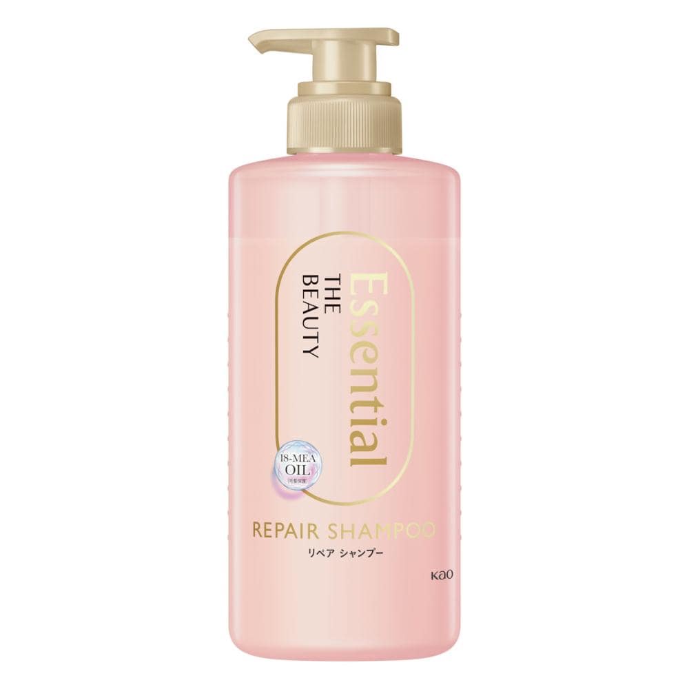 花王　エッセンシャル　ザビューティ　髪のキメ美容リペアシャンプー　本体　４５０ｍＬ