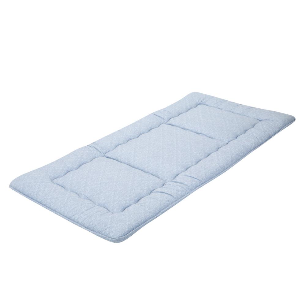 アテーナライフ　１年中使える温度調節敷布団　ブルー　シングルロング　１００×２１０ｃｍ
