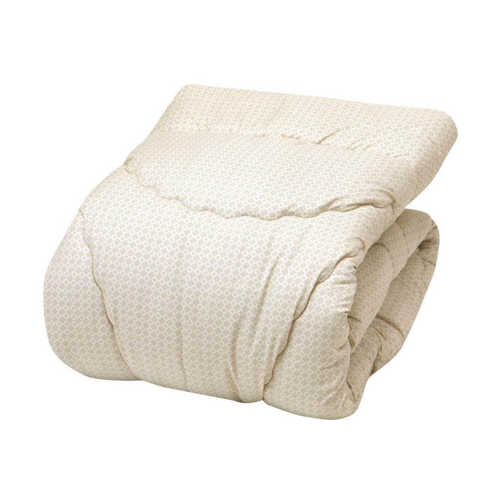 アテーナライフ　安心して眠れる抗菌・防ダニ掛布団　ベージュ　シングルロング　１５０×２１０ｃｍ