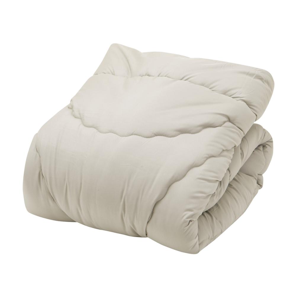 体にフィットする掛布団　グレー　シングルロング　１５０×２１０ｃｍ