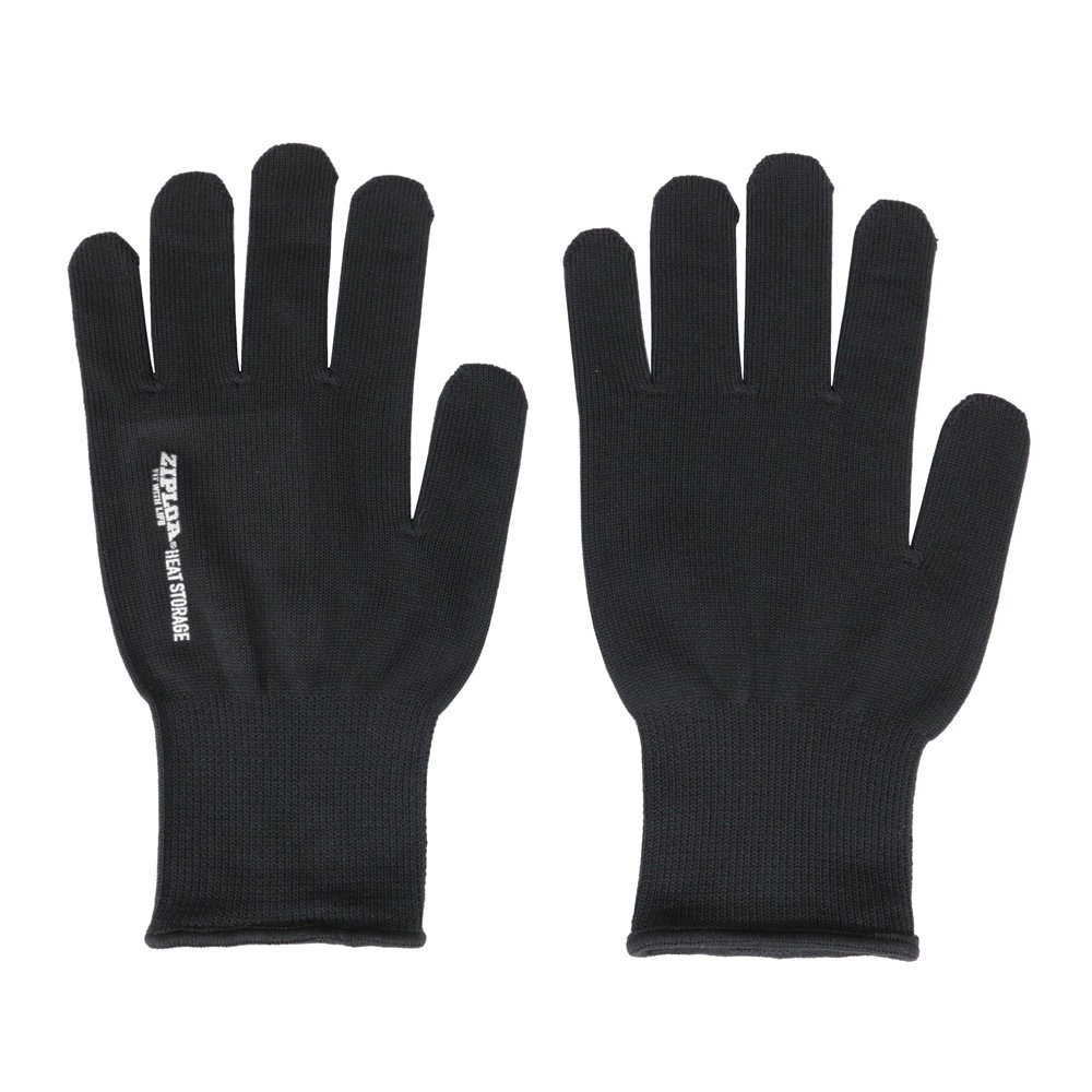 コーコス信岡　蓄熱インナーグローブ　ブラック　Ｌ　Ｎ３５６９