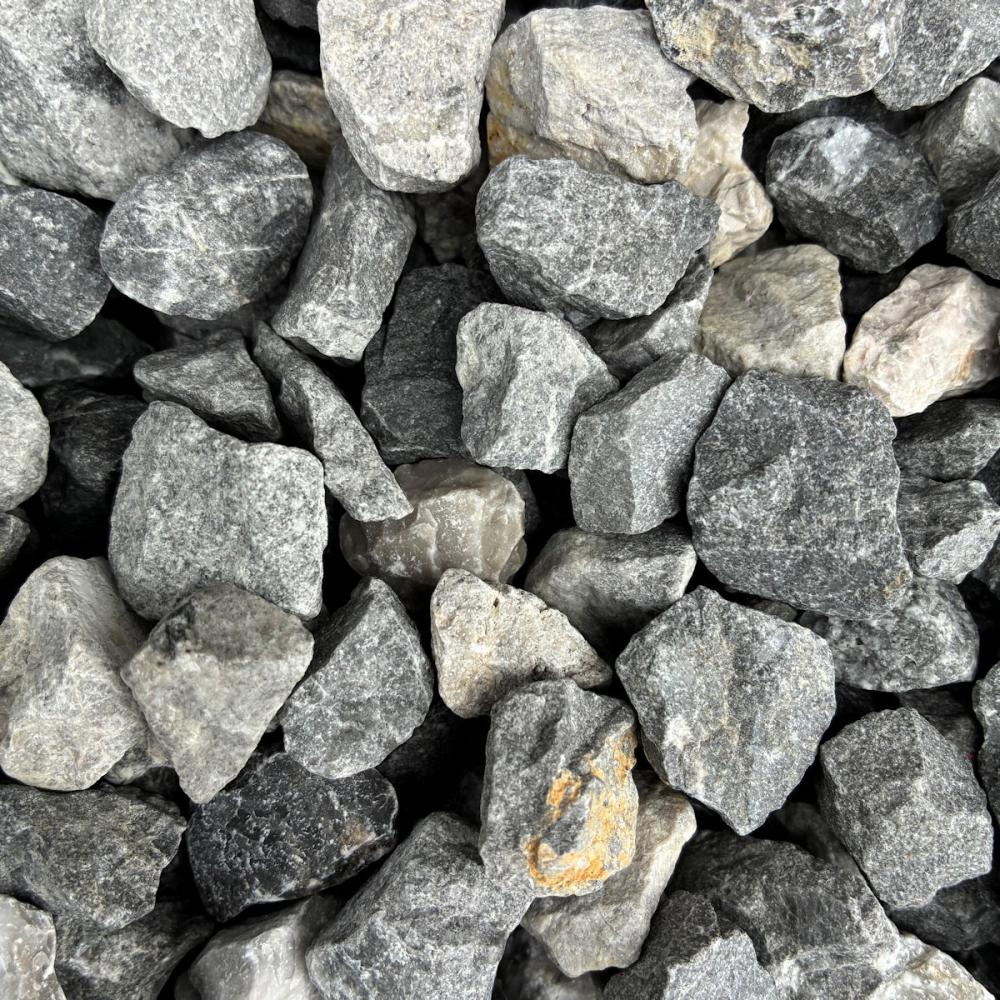 国産化粧砂利　白灰　２０ｍｍ　１５ｋｇ