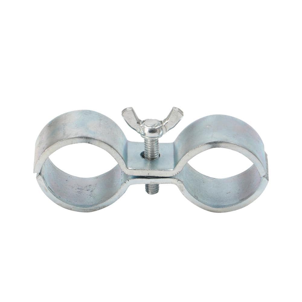 你的品牌名　アメリカンフェンス　連結金具　シルバー　フェンススタンド用　３１．８－３１．８ｍｍ　２個入り