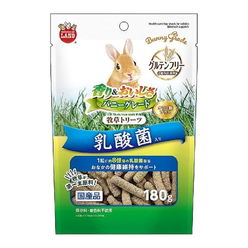 バニーグレード　牧草トリーツ乳酸菌　１８０ｇ