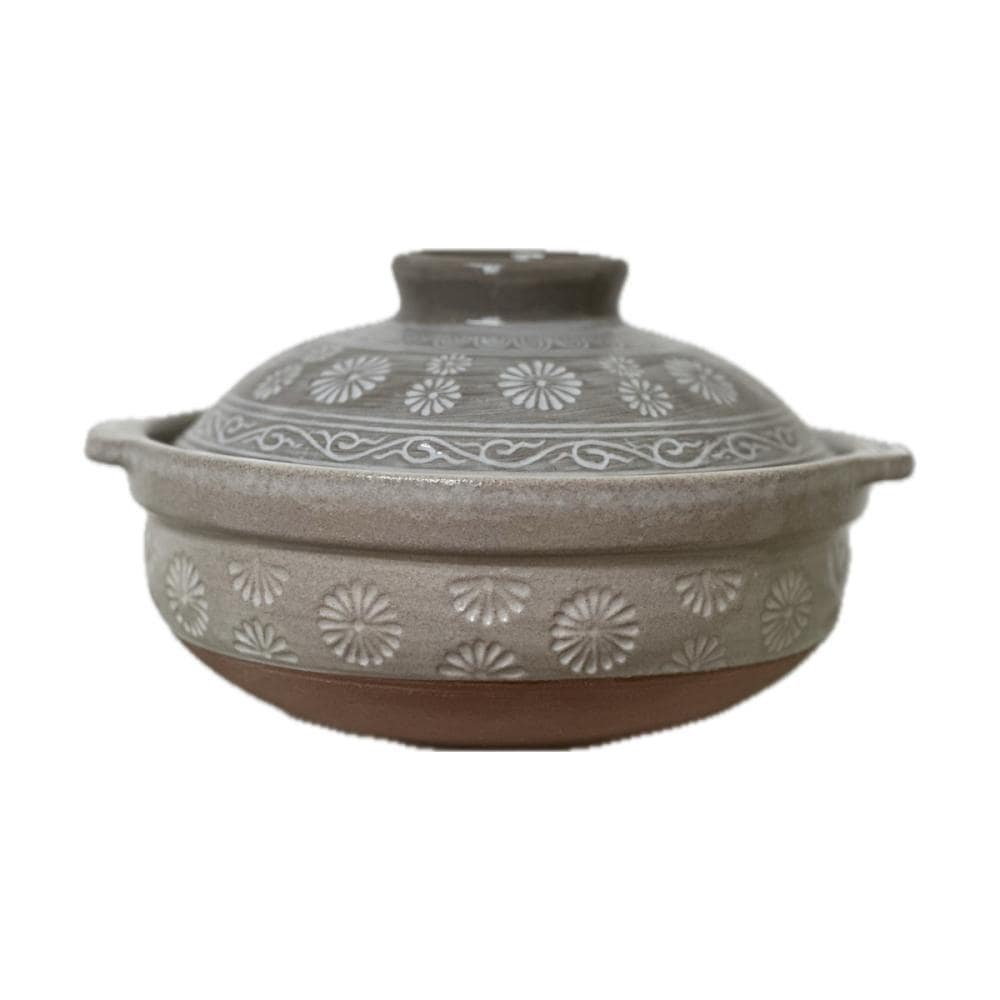 土鍋　６号　都三島　セラミックコーティング