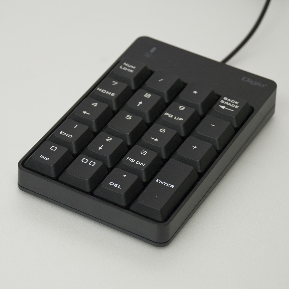 ナカバヤシ　ＵＳＢ有線テンキーボード　ブラック　ＴＮＫ－ＳＵ２３４ＢＫ