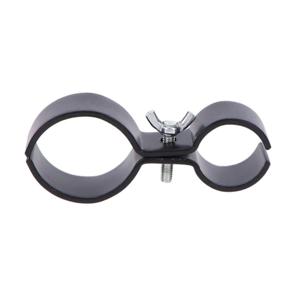 你的品牌名　アメリカンフェンス　連結金具　単管用　ブラック　２個入り　３１．８－４８．６ｍｍ