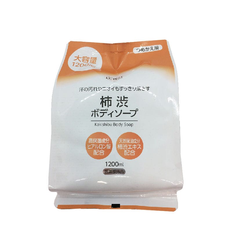 Ｌ’ＣＲＥＳＴ（ルクレスト）　薬用柿渋ボディソープ　詰め替え　大容量　１２００ｍＬ