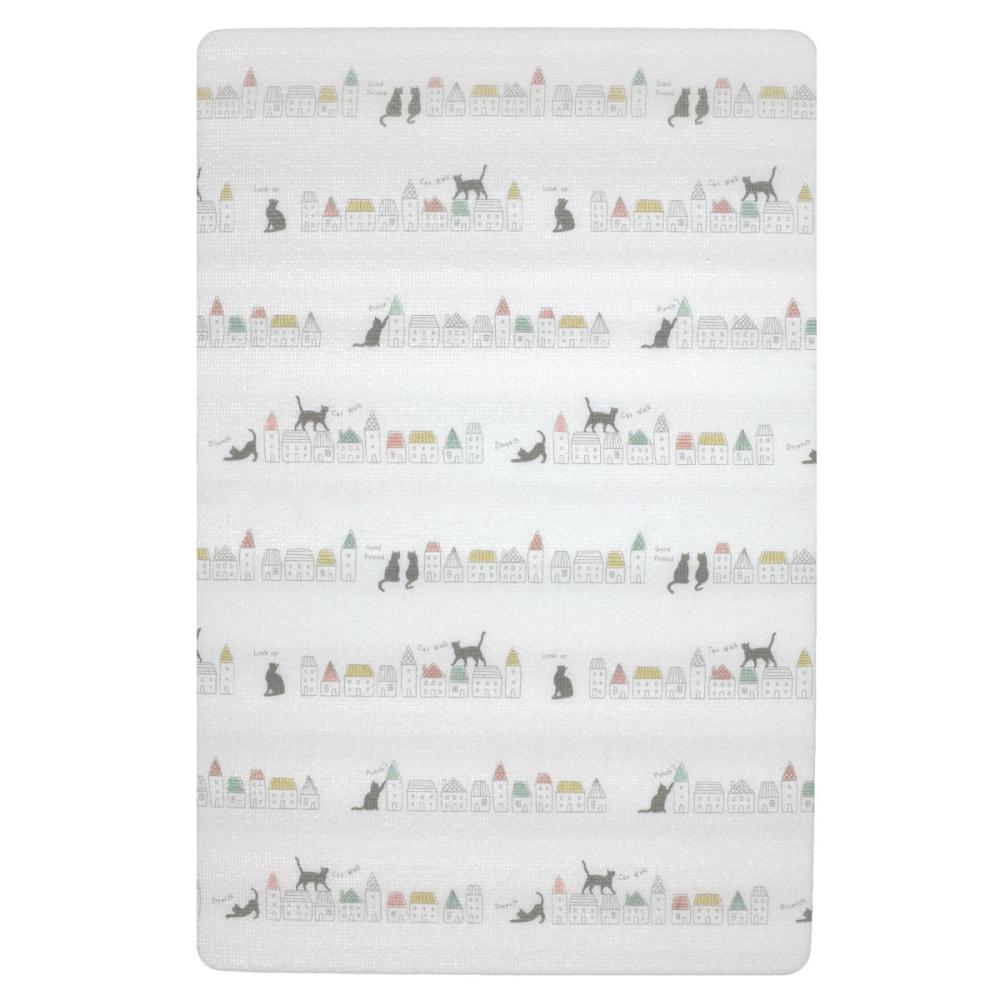 広いお風呂場に合う大きいマット　ネコ