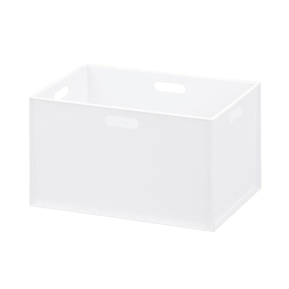 アテーナライフ　すっきり収納インボックス　レギュラー　ホワイト