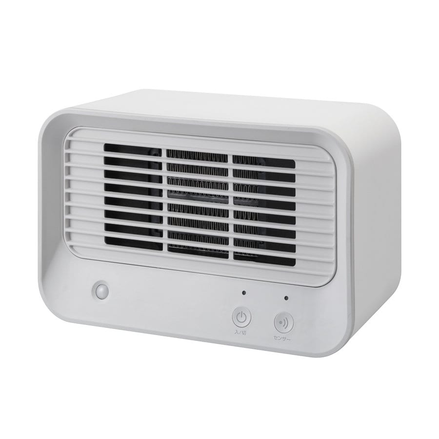 スリーアップ　人感センサー付　ミニセラミックヒーター　ホワイト　ＣＨ－Ｔ２２３２