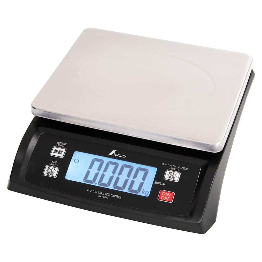 シンワ測定　デジタルはかり　ＳＤ　１５ｋｇ　取引証明以外用　７００３０