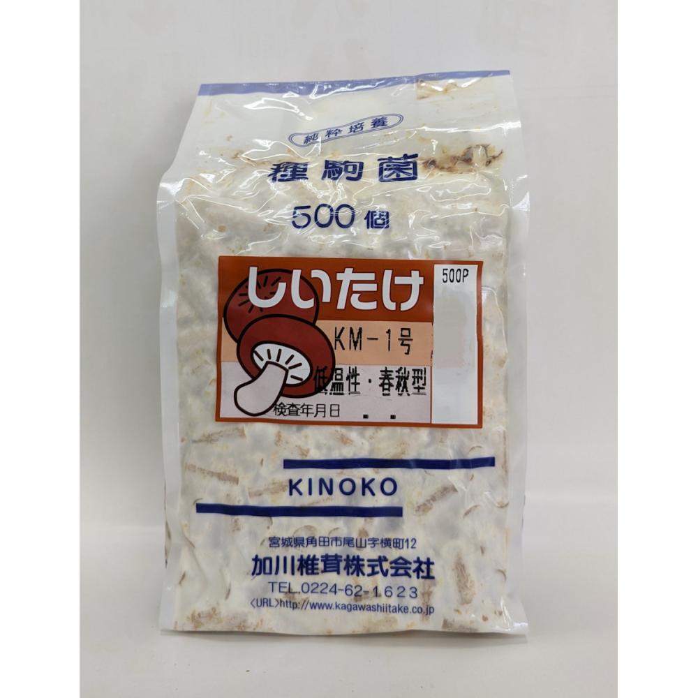 【宅配専用】　しいたけ　種駒　ＫＭ－１号　低温性・春秋型　５００駒
