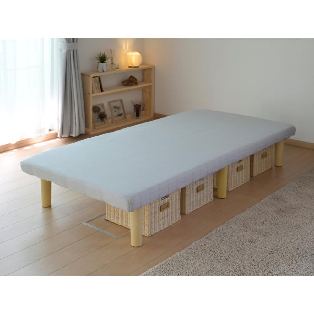 ＹＡＭＡＺＥＮ（山善）　脚付きウレタンマットレス　セミダブル　ＳＡＭ－１２１９５ＵＨ