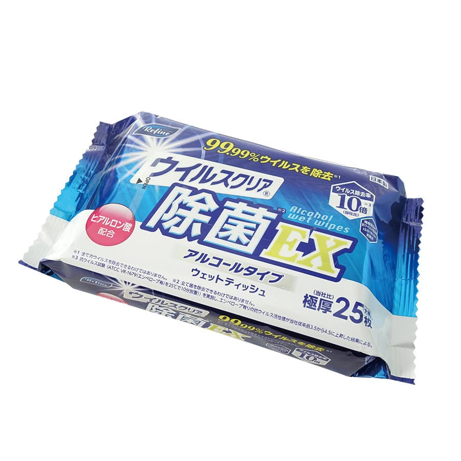 Ｌｉｆｅ－ｄｏ．Ｐｌｕｓ　リファイン　ウイルスクリア除菌ＥＸ　大判ウェットティッシュ　２５枚入り