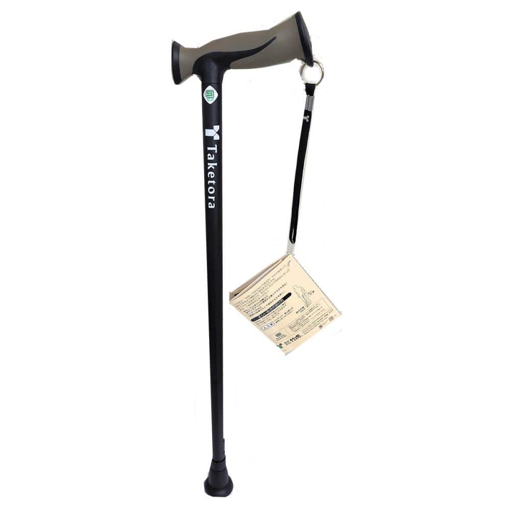 竹虎　バンブーステッキ　ワイド　ブラック